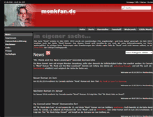 Tablet Screenshot of monkfan.de